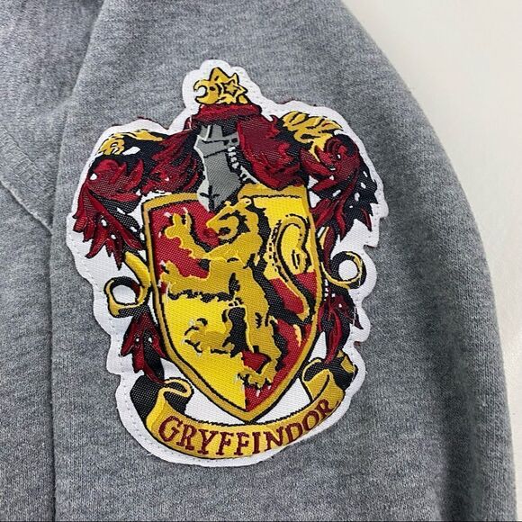 Harry Potter Gryffindor Universal Studios Grey Crewneck Sweatshirt Extra Small - Picture 4 of 6